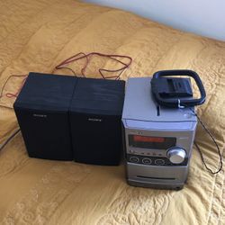 Sony Stereo CD & Cassette Player CMT-NEZ30 Micro Hi-Fi Component System