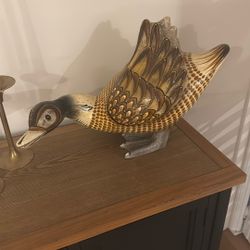 Vintage Folk Art Sermel Tonala Jalisco, Mexico Sergio Bustamante Duck Sculpture