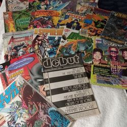 16 vtg comics and 3 collectibles posters take all