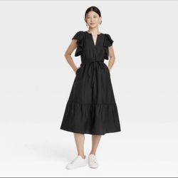 Black Midi Dress