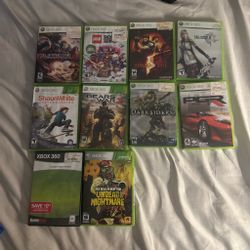 xbox360 games!