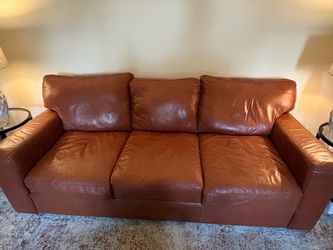 Leather sofa