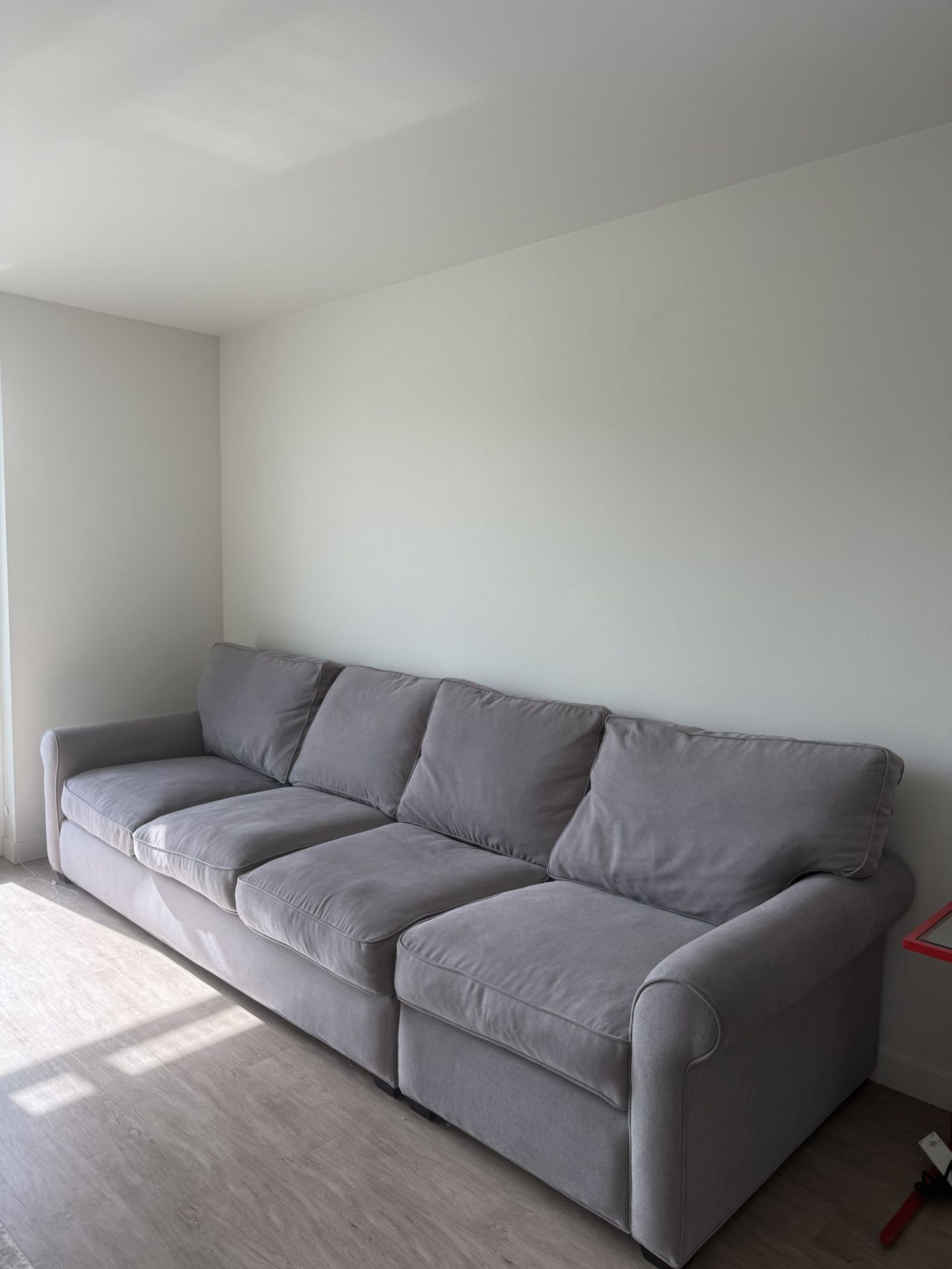 Large Sectional Gray Couch