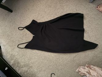 Plus Size Short Black Dress 