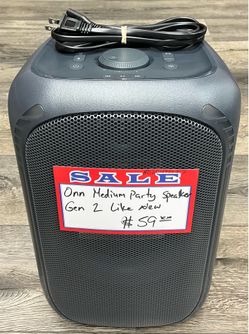 Onn Medium Party Speaker Gen 2 Like New