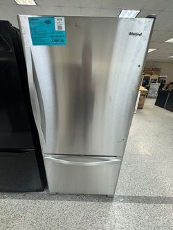 Whirlpool Stainless Steel Bottom Freezer Refrigerator