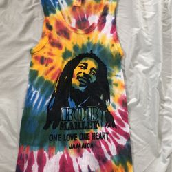 Bob Marley Tiedyed Shirt Womens