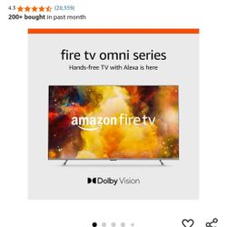 
Amazon Fire TV 65" Omni Series (newest model), 4K UHD smart TV with Dolby Vision, hands-free with Alexa