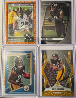 Kaleb Johnson RC lot of 4