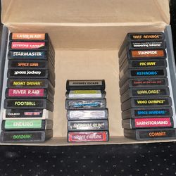 ATARI Video Games, 28 Total. Make Offers On Them All Or Individuals.