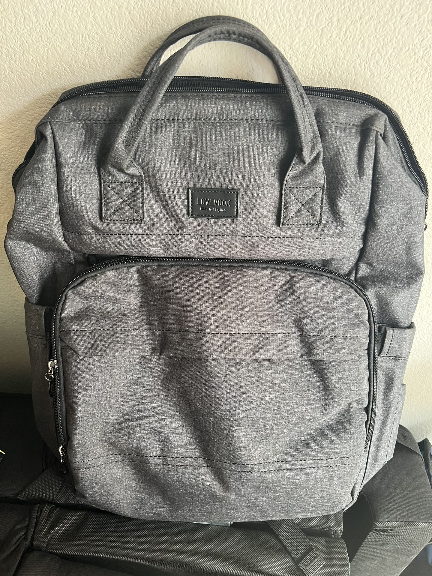 LOVEVOOK Backpack Diaper Bag, Spacious Multifunction Diaper Bag with