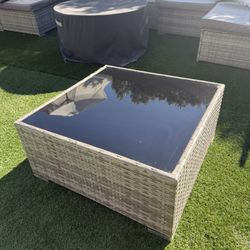 Outdoor Wicker Coffee Table 