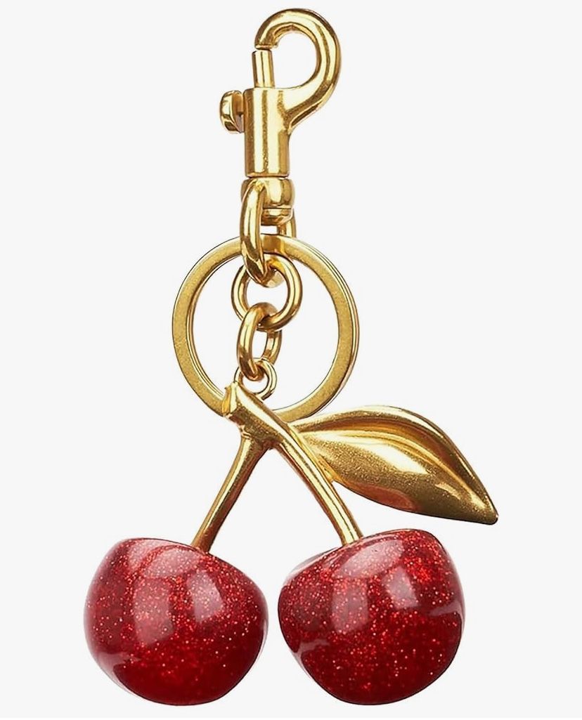 Cherry Keychain - COACH dupe