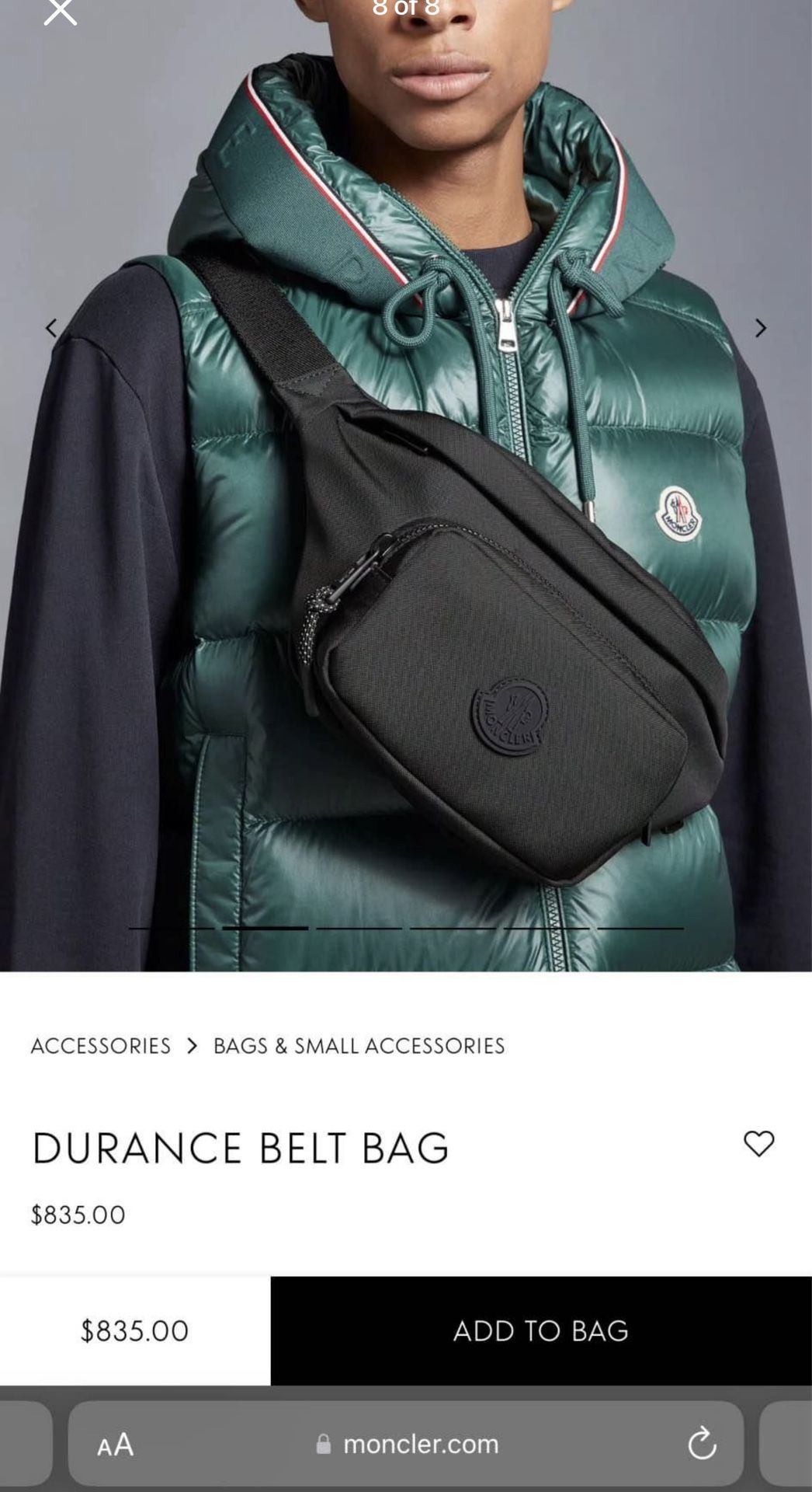 Moncler Durance Belt Bag