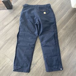 Carhartt Insulated Shoreline Pants Womens M Short Storm Defender United Airlines