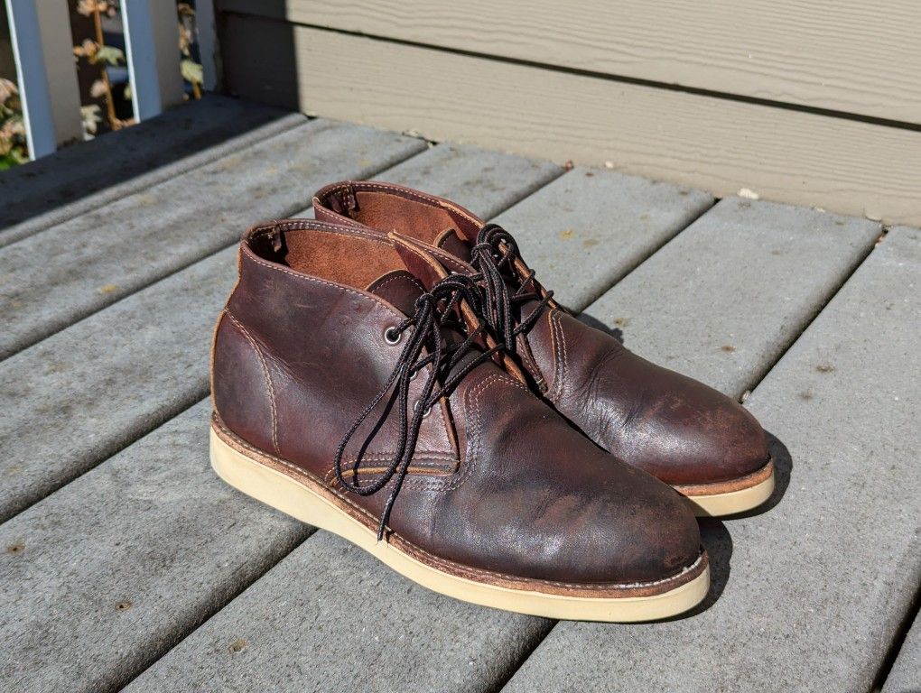 Men's Red Wing Work Chukka 9D *New Soles*