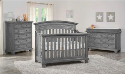 Richmond 4 in 1 Convertible Baby Crib plus mattress