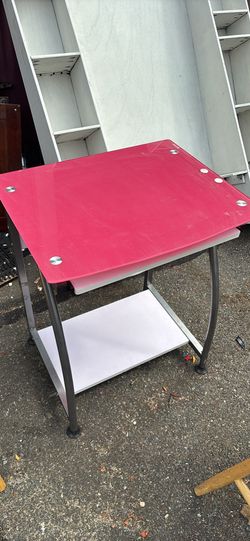 Pink Computer Desk 