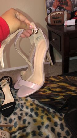 Pink heels size 9