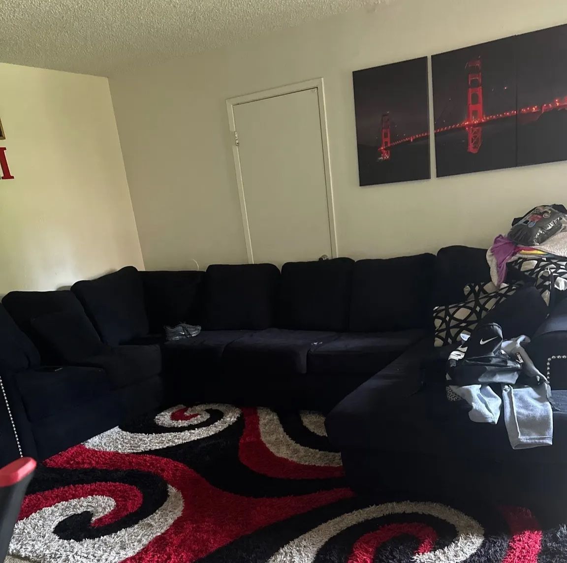 Sectional Black Couches