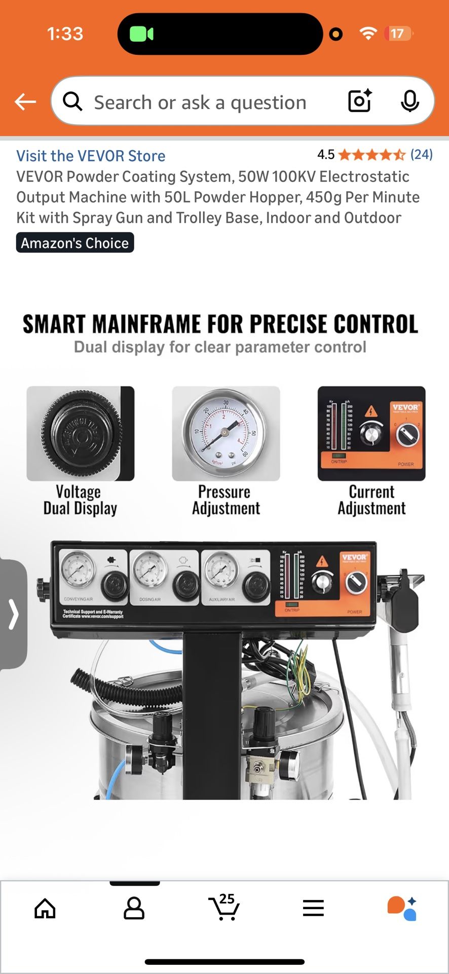 Vevor Powder Coating