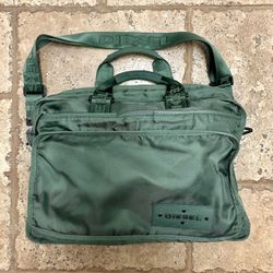 Diesel Military Messenger Laptop Bag Crossbody Carrying Case for Essentials and Travel 
