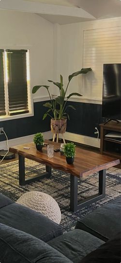 Live Edge Wood Coffee Table