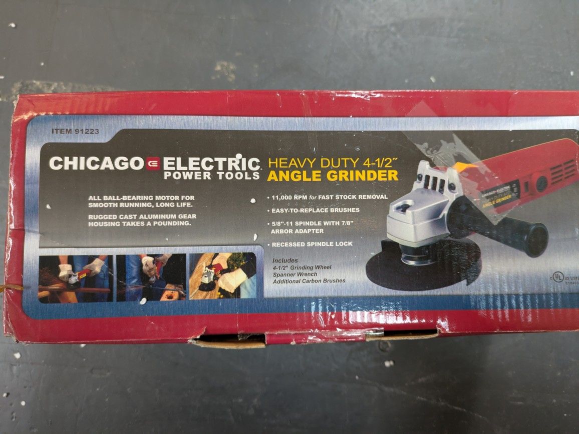 Chicago Electric Angle Grinder