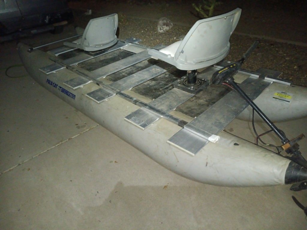 Sea Eagle Fold Cat Pontoon Boat