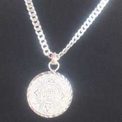 5mm 24inch  925 Italian Sterling Silver Necklace And Pendant