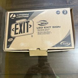 Led Exit Sign
