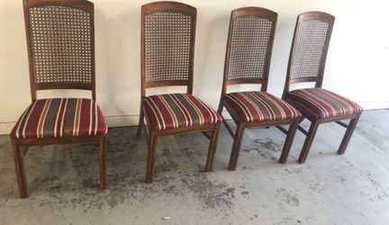 4 chairs good condition
