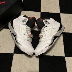 Jordan 5 white cement 