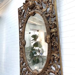 Beautiful Wooden Carved Mirror