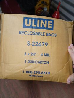 Uline Storage Bags