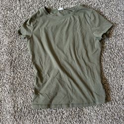 NEW Teen Girl Army Green Baby Tee - Garage M