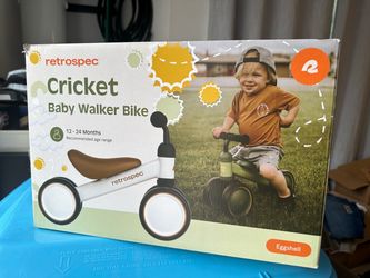 Retrospec Cricket Baby Walker Bike – Eggshell