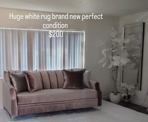 Big white rug