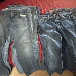 8 Men’s Baggy Jeans M/L