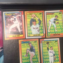 1990  TOOPS  NOLAN RYAN 5000  COMPLETE TRIBUTE  SETS