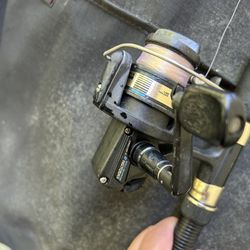 Small Daiwa reel with rod 5 ‘6”
