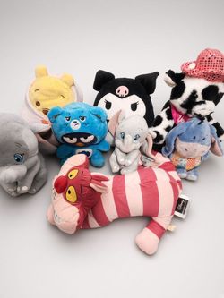 Mixed Lot of Character Plush Stuffed Animals