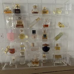 Cabinet Full Of Mini Perfumes 