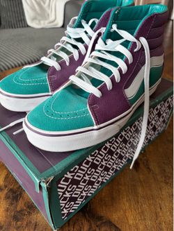 Anaheim Ducks Vans high tops - size 10 M