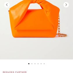 Mini Twister Neon Leather Shoulder Bag 