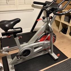 Sunny Indoor Cycle Resistance Bike with Mat