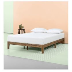Wood bed frame (full size) 