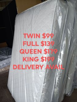 Cal king king queen full twin mattress delivery bed