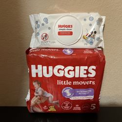 Huggies Diapers And Wipes 2x$10