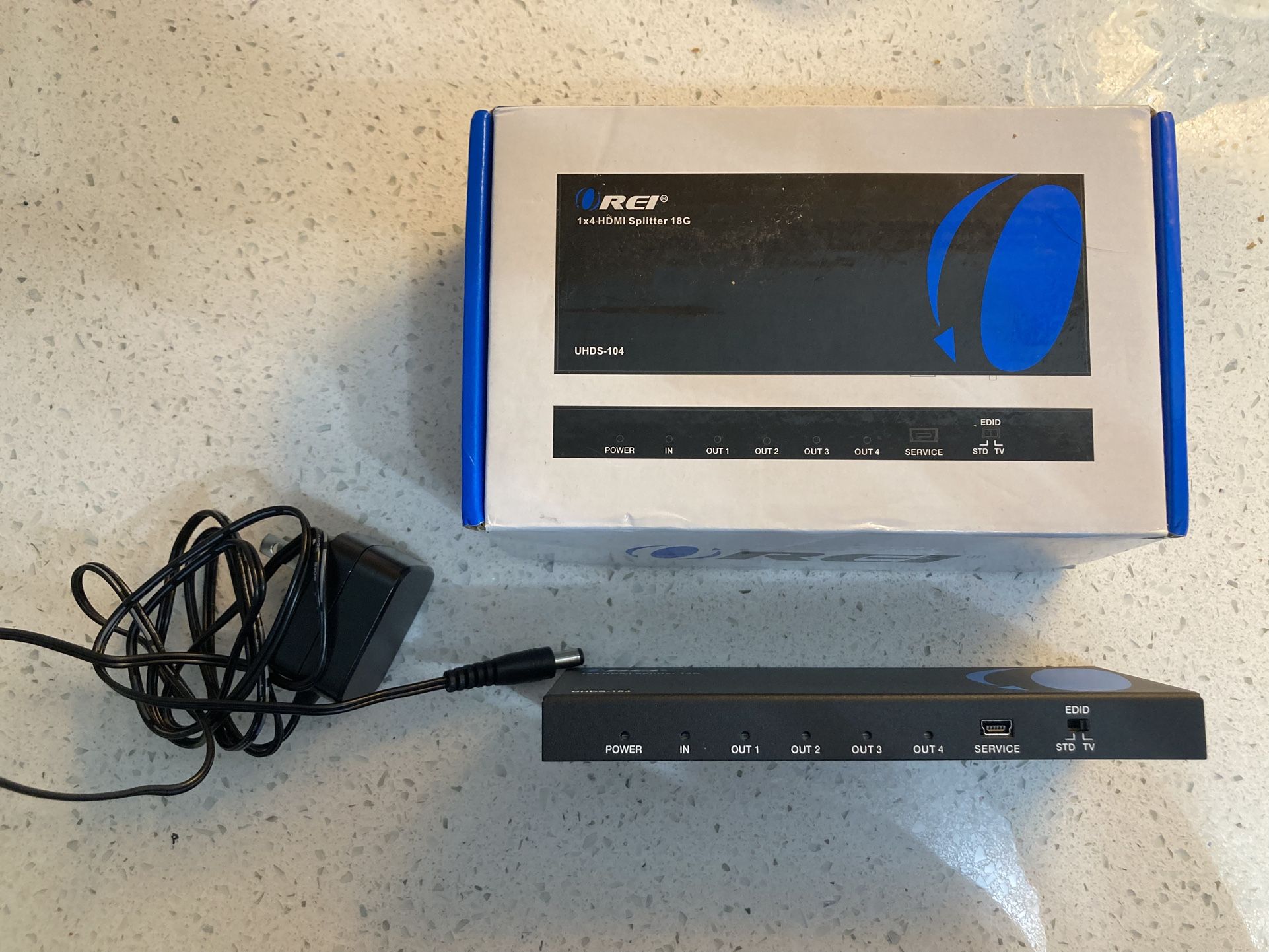 OREI 1x4 HDMI Splitter 18G